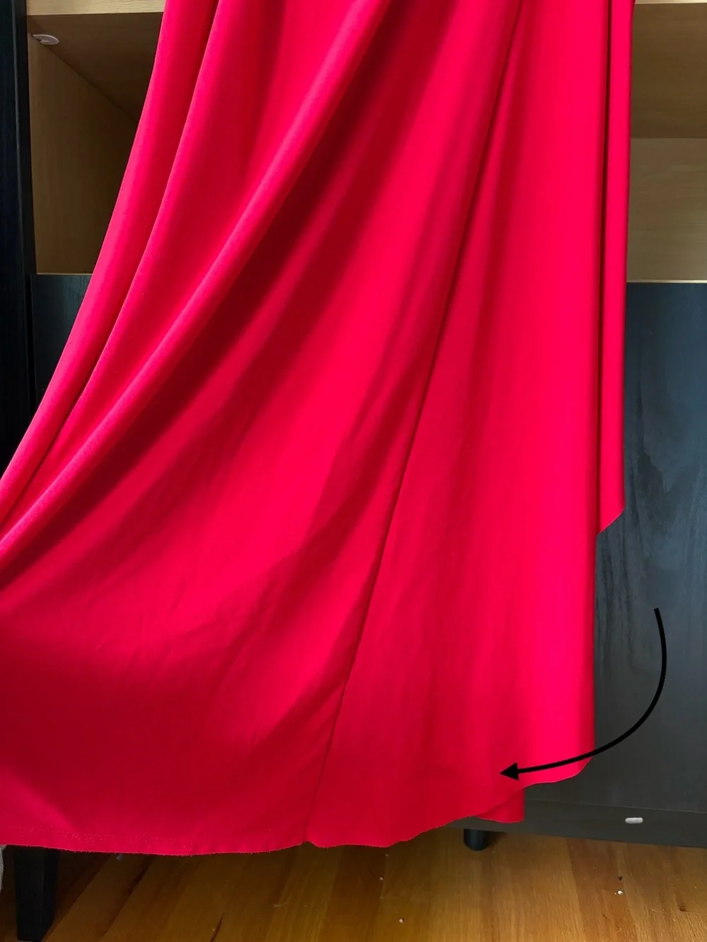 💃🏻Lauren Ralph Lauren |  Deep Red Jersey Surplice Gown  | 6 - Picture 9 of 10
